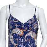 Yumi Kim  Dress Womens‎ Medium Blue Multicolor Paisley Maxi Dress Silk Colorful Photo 4