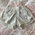 Lululemon White Hotty Hot Shorts 4” Photo 0