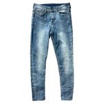 Divided Womens H&M Light Stonewash Mid-Rise Skinny Jeans - Sz 4 Photo 1