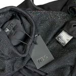 NBD Cecelia Metallic Mesh Gown, Black, Small Photo 12