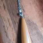 Golden Shell Pearl Stainless Steel Drop Pendant Necklace Photo 5