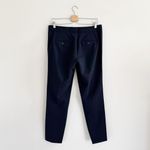 Vince  Side Strapping Wool Pants in Coastal Blue Size 10 Photo 4