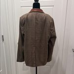 Steve Madden Oversize  Tan Plaid Women's Blazer Photo 12