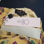 💕PATBO💕 One Shoulder Tiered Ruffle Midi Dress ~ Bright Yellow Print 8 NWT Photo 10