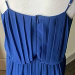 Sandro cobolt Blue adjustable spaghetti strap Midi Dress Photo 3