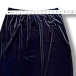 Vintage Black Shimmery Pencil Skirt Sz L/XL Elastic Waist Knee Length Skirt Size L Photo 4