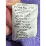 Rebecca Malone Purple Snowflake Christmas Long Sleeve Thermal Top Women's Size L Photo 6