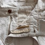 Free People Off White Denim High Waist Paperbag Skirt Photo 11