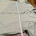 Antonio Melani X Elizabeth Damrich Helen Button Up Blouse Mint Green Size Large Photo 8