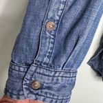 American Eagle Womens Baby Doll Top Chambray XSmall Jegging Fit Photo 6