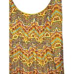 Emma & Michele  ORANGE MULTI COLOR AZTEC PRINT SLEEVELESS MAXI DRESS‎ 12 Photo 4