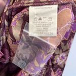 Mystree  Floral Pullover Merlot Blouse - Size Large - NWT Photo 4