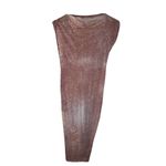 AllSaints Women's XS Pink Draped Midi Dress Sleeveless Modern Style Stan… Photo 4