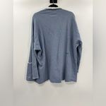 Frank & Eileen Beach Cardigan with Patch Pockets Blue Size M Photo 3