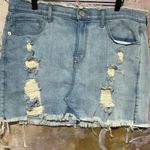 EXPRESS Trendy -  Distressed Denim Mini 12 Photo 1