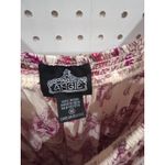 Angie  Cream Floral Print Tiered Boho Peasant Dress Size Medium Photo 2