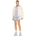 JOHN ELLIOTT Reconstructed Tie Dye Shorts in Mineral & Opal 2 Medium New Womens Green Photo 14