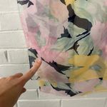 Vintage Casual Corner Pastel Floral Scarf OS Photo 7