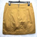 Mudd Mini Skirt Mustard Yellow Pencil Skirt Stretch Size 11 Photo 1