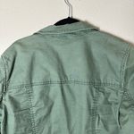 Gap Army Green Cargo Utility Jacket Coat with Pocket Stitching Detail Size Large Photo 8