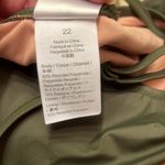 J.Crew  Reimagined Safari Green One Piece Scoop Neck Swimsuit size 22 Photo 5