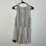 Lulus Forever Adventure Lilac Multi Striped Drawstring Romper Purple Photo 6