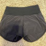Lululemon Black Speed Up Shorts 4” Photo 0