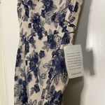 Gal Meets Glam NWT Rosemary Floral Embroidered Midi Dress Navy Nights $198 Sz 2 Photo 4