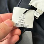 J.O.A. Los Angeles Cold Shoulder Bow Sleeve Dress (Navy) Size XS With Tag Photo 5