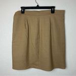 J.Crew  Classic Tan Women's Wrap Skirt with Tie Skirt Size 12 Photo 5