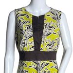 J. McLaughlin  Dress Womens 4 Yellow White Floral Flowers‎ Sheath Office Wedding Photo 4
