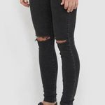 Dr. Denim NEW!  Regina Black Distressed Skinny Jean, NWT, Size 24, MSRP $105 Photo 1