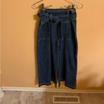 Anthropologie  Pilcro Wide Leg Crop Belted High Rise Jeans Photo 2