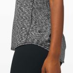 Lululemon Essential Tank Pleated Spaced Out Space Dye Black White Workout Tank Photo 2