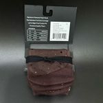 SHASHI Star Regular Toe Black Coffee Barre Pilates Yoga Full Grip Socks Size M Brown Size M Photo 1