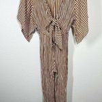 Faithfull the Brand Tilos Tie Front Jumpsuit Photo 2