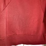 Nike Maroon  Embossed Crop Sweatshirt Size M Photo 1
