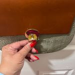 Vince Camuto Two-Tone Snakeskin Shoulder Bag-Gold Chain Leather Strap Tan & Sage Photo 2