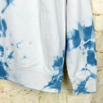 Mollusk Surf Shop Sweatshirt Womens XS Blue White Indigo Tie Dye Crew Boho Beach Photo 6