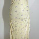 Streetwear Society  Yellow Floral Maxi Dress Photo 0