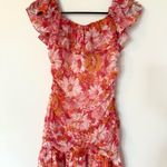 Hello Molly Off The Shoulder Chiffon mini Dress XS Photo 3