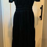 NWT Elegant Velvet velour tiered maxi Dress short sleeve xl(16 Photo 0