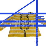 Loft  MUSTARD YELLOW, BEIGE & GRAY STRIPED COTTON CARDIGAN SWEATER (M) Photo 10