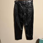 Abercrombie & Fitch NWT 90’s Straight Ultra High-Rise Vegan Leather Pants 29/8 L Photo 6