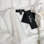 Lulus  Pretty Presence White Off-the-Shoulder Floral Strap Mini Dress size S NWT Photo 4