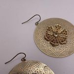 Lot Of 3 Costume Jewelry Dangle Drop Costume Earrings Pierced Mix Gold Tone Photo 9