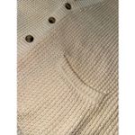 Vintage 90’s Silk Blend Oversized Cream Knit Vest Size L Photo 6