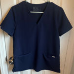 FIGS  Navy Scrub Top Photo 0