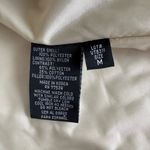 Vintage Nordic Lights Light Khaki Ivory Gingham Quilted Chore Jacket Coat Medium White Photo 4