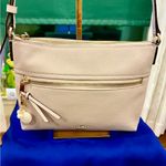 Pearl Heart Keychain with Gold Accents White Photo 11